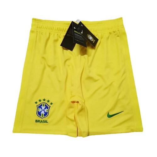 Pantalones Brasil Primera 2020 Amarillo